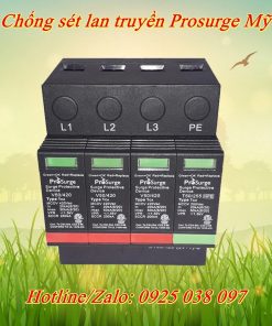 Chống sét SPD type 2 50kA/pha Prosurge 3 pha 3P+N type 2 50kA/pha DT50/420-(3V+T)-S