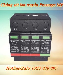 Chống sét SPD type 2 50kA/pha Prosurge 3 pha 3P+N type 2 50kA/pha DT50/420-(3V+T)-S