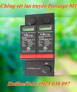 Chống sét lan truyền DC 600Vdc PV50-600-V 20kA-40kA-50kA Prosurge Mỹ