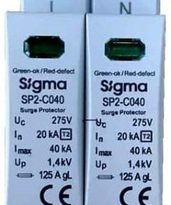 Chống sét 1 pha 40kA Sigma nhập khẩu Turkey SP2-C040 1 Chống sét 1 pha 40kA Sigma nhập khẩu Turkey SP2-C040