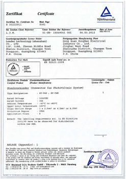 Jack MC4 1000VDC - Đầu nối cáp DC năng lượng mặt trời