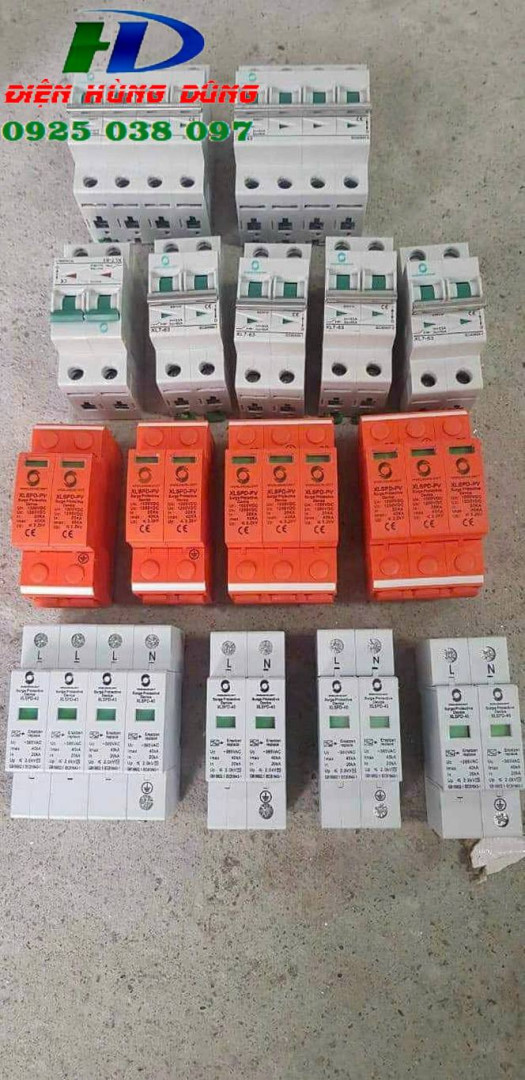 Cat Loc Set Dc Sunlight 2 Cắt lọc sét DC 1000V 2P XLSPD-PV Sunlight