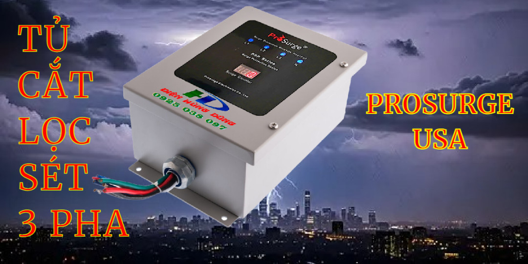 Tủ cắt lọc sét 3 pha 300kA