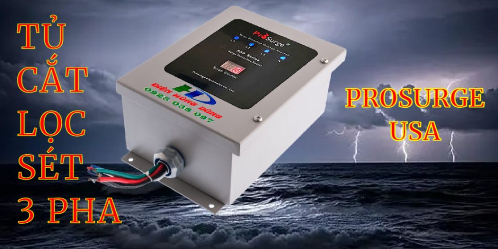 Thiết bị cắt lọc sét lan truyền 1 Pha, 3 Pha