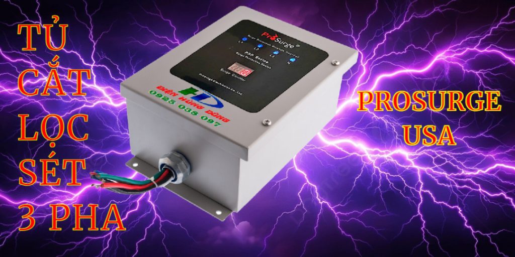 Tủ cắt lọc sét 3 pha 300kA