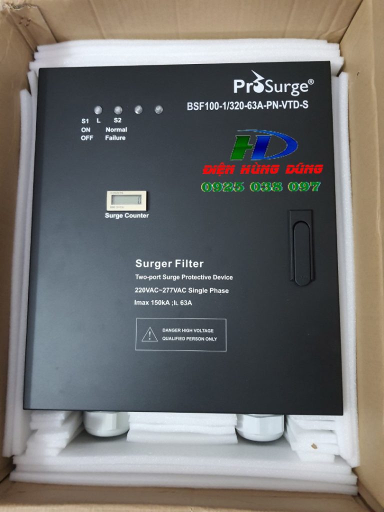 Thiết bị cắt lọc sét lan truyền 1 Pha, 3 Pha