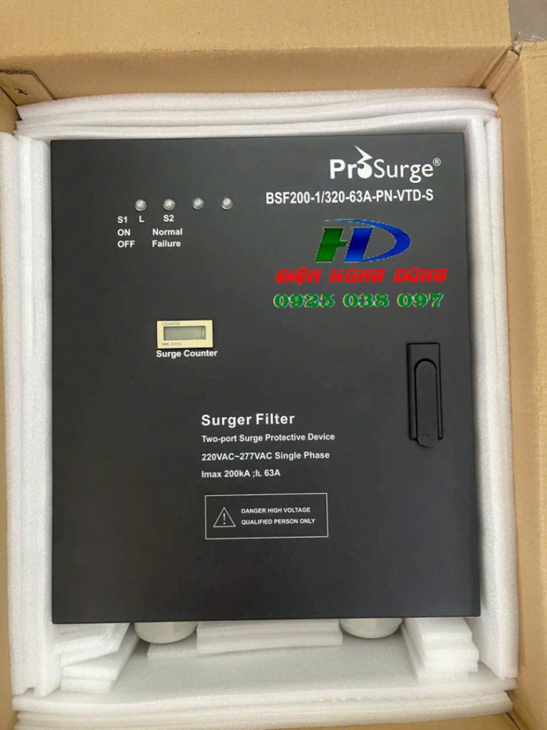 Thiết bị cắt lọc sét lan truyền 1 Pha, 3 Pha