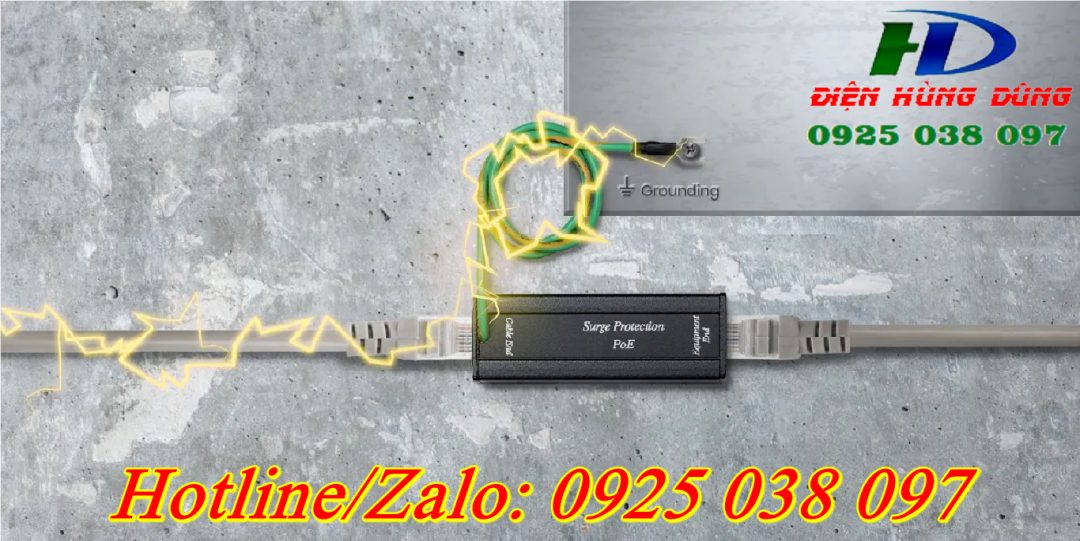 Chống Sét Lan Truyền Mạng Lan & Cat6