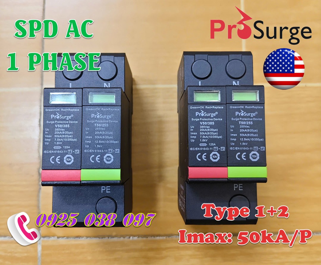 Thiết Bị Chống Sét Lan Truyền 1 Pha 50ka Mỹ Ds50385 (v+t) (s) (2) Thiết Bị Chống Sét Lan Truyền 1 Pha 50ka Mỹ Ds50385 (v+t) (s) (2)