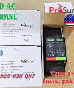 Chống sét lan truyền 1 pha 50kA Mỹ 3 Thiết Bị Chống Sét Lan Truyền 1 Pha 50ka Mỹ Ds50385 (v+t) (s)