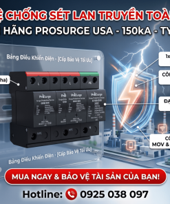 Chống sét lan truyền 150kA type 1+2 3x G50/385-S + G100/255NPE Prosurge 1 Chống Sét Lan Truyền 150ka Type 1+2 Spd Spd