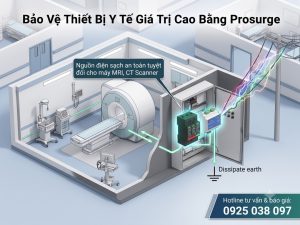 Chống Sét Cho Bệnh Viện, Thiết Bị Y Tế – SPD Prosurge 200kA