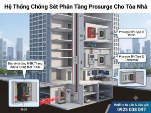 Giải Pháp Chống Sét Cho Tòa Nhà Văn Phòng & Chung Cư Bằng Prosurge