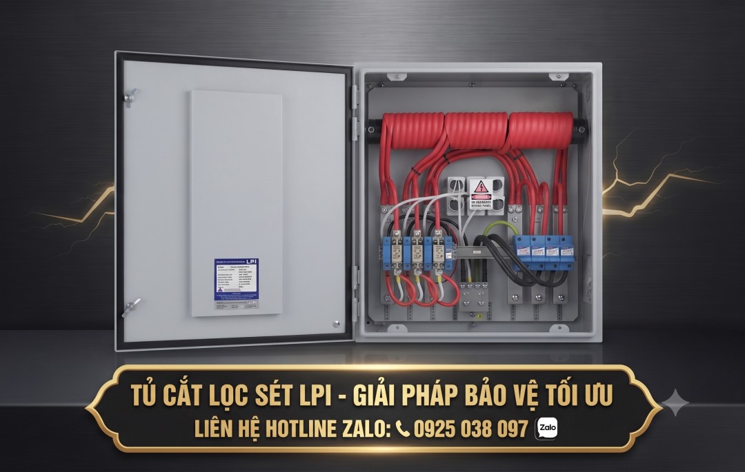 Thiết bị cắt lọc sét 1 pha, 3 pha 19 Thiết Bị Cắt Lọc Sét 1 Pha, 3 Pha Erico, Prosurge, Lpi...