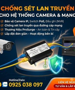 D-48/RJ45B-POE – Thiết Bị Chống Sét Lan Ethernet, Camera Poe 2